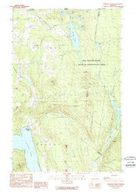 Morgan Center Vermont Historical topographic map, 1:24000 scale, 7.5 X 7.5 Minute, Year 1989