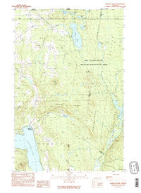 Morgan Center Vermont Historical topographic map, 1:24000 scale, 7.5 X 7.5 Minute, Year 1989