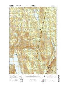 Morgan Center Vermont Current topographic map, 1:24000 scale, 7.5 X 7.5 Minute, Year 2015