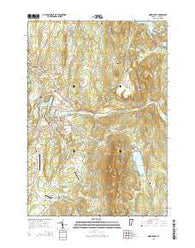 Morrisville Vermont Current topographic map, 1:24000 scale, 7.5 X 7.5 Minute, Year 2015