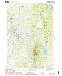 Morrisville Vermont Historical topographic map, 1:24000 scale, 7.5 X 7.5 Minute, Year 1999