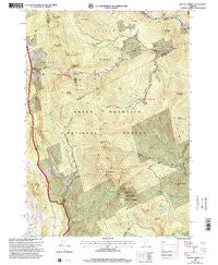 Mount Carmel Vermont Historical topographic map, 1:24000 scale, 7.5 X 7.5 Minute, Year 1997