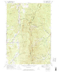 Mount Ellen Vermont Historical topographic map, 1:24000 scale, 7.5 X 7.5 Minute, Year 1971