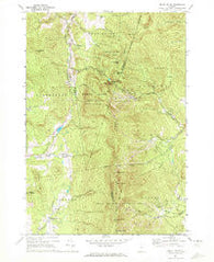 Mount Ellen Vermont Historical topographic map, 1:24000 scale, 7.5 X 7.5 Minute, Year 1971