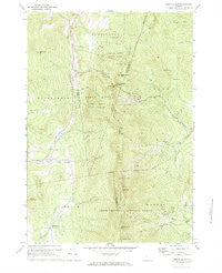 Mount Ellen Vermont Historical topographic map, 1:24000 scale, 7.5 X 7.5 Minute, Year 1971