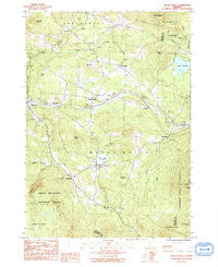 Mount Holly Vermont Historical topographic map, 1:24000 scale, 7.5 X 7.5 Minute, Year 1986
