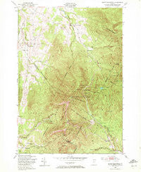 Mount Mansfield Vermont Historical topographic map, 1:24000 scale, 7.5 X 7.5 Minute, Year 1948