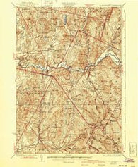 Mount Mansfield Vermont Historical topographic map, 1:62500 scale, 15 X 15 Minute, Year 1927