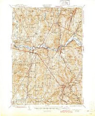 Mount Mansfield Vermont Historical topographic map, 1:62500 scale, 15 X 15 Minute, Year 1927