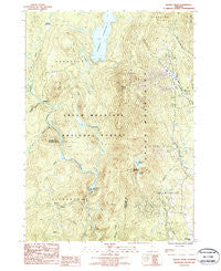 Mount Snow Vermont Historical topographic map, 1:24000 scale, 7.5 X 7.5 Minute, Year 1986