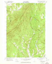 Mount Worcester Vermont Historical topographic map, 1:24000 scale, 7.5 X 7.5 Minute, Year 1968