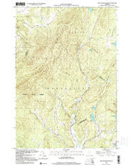 Mount Worcester Vermont Historical topographic map, 1:24000 scale, 7.5 X 7.5 Minute, Year 1999