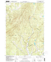 Mount Worcester Vermont Historical topographic map, 1:24000 scale, 7.5 X 7.5 Minute, Year 1999