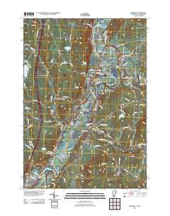 Newbury Vermont Historical topographic map, 1:24000 scale, 7.5 X 7.5 Minute, Year 2012