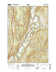 Newbury Vermont Current topographic map, 1:24000 scale, 7.5 X 7.5 Minute, Year 2015