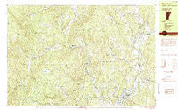 Newfane Vermont Historical topographic map, 1:25000 scale, 7.5 X 15 Minute, Year 1984