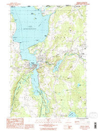 Newport Vermont Historical topographic map, 1:24000 scale, 7.5 X 7.5 Minute, Year 1986