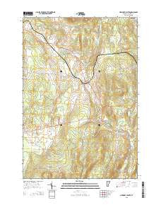 Newport Center Vermont Current topographic map, 1:24000 scale, 7.5 X 7.5 Minute, Year 2015