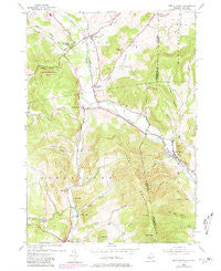 North Pownal Vermont Historical topographic map, 1:24000 scale, 7.5 X 7.5 Minute, Year 1954