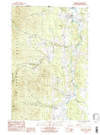 North Troy Vermont Historical topographic map, 1:24000 scale, 7.5 X 7.5 Minute, Year 1986