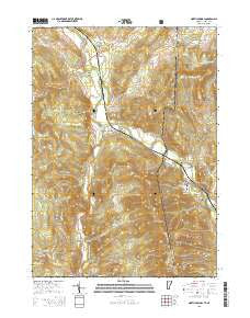 North Pownal Vermont Current topographic map, 1:24000 scale, 7.5 X 7.5 Minute, Year 2015