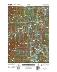 North Troy Vermont Historical topographic map, 1:24000 scale, 7.5 X 7.5 Minute, Year 2012