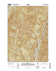 Northfield Vermont Current topographic map, 1:24000 scale, 7.5 X 7.5 Minute, Year 2015