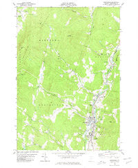 Northfield Vermont Historical topographic map, 1:24000 scale, 7.5 X 7.5 Minute, Year 1980