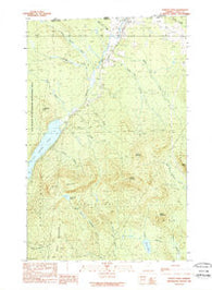 Norton Pond Vermont Historical topographic map, 1:24000 scale, 7.5 X 7.5 Minute, Year 1989