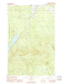 Norton Pond Vermont Historical topographic map, 1:24000 scale, 7.5 X 7.5 Minute, Year 1989