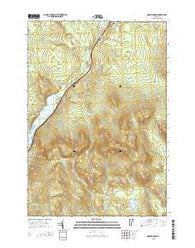 Norton Pond Vermont Current topographic map, 1:24000 scale, 7.5 X 7.5 Minute, Year 2015