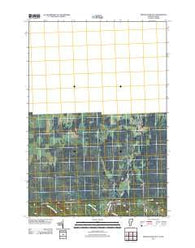 Norton Pond OE N Vermont Historical topographic map, 1:24000 scale, 7.5 X 7.5 Minute, Year 2012