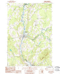 Orleans Vermont Historical topographic map, 1:24000 scale, 7.5 X 7.5 Minute, Year 1986