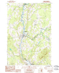 Orleans Vermont Historical topographic map, 1:24000 scale, 7.5 X 7.5 Minute, Year 1986