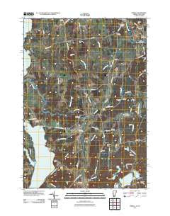 Orwell Vermont Historical topographic map, 1:24000 scale, 7.5 X 7.5 Minute, Year 2011