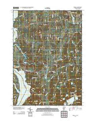 Orwell Vermont Historical topographic map, 1:24000 scale, 7.5 X 7.5 Minute, Year 2012