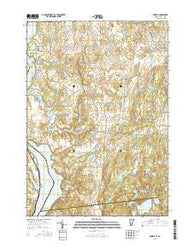 Orwell Vermont Current topographic map, 1:24000 scale, 7.5 X 7.5 Minute, Year 2015
