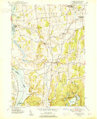 Orwell Vermont Historical topographic map, 1:24000 scale, 7.5 X 7.5 Minute, Year 1927