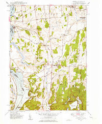 Orwell Vermont Historical topographic map, 1:24000 scale, 7.5 X 7.5 Minute, Year 1949