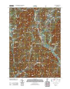 Pawlet Vermont Historical topographic map, 1:24000 scale, 7.5 X 7.5 Minute, Year 2012