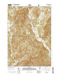 Pawlet Vermont Current topographic map, 1:24000 scale, 7.5 X 7.5 Minute, Year 2015