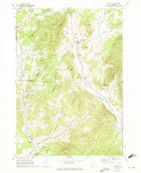Pawlet Vermont Historical topographic map, 1:24000 scale, 7.5 X 7.5 Minute, Year 1967