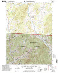 Pawlet Vermont Historical topographic map, 1:24000 scale, 7.5 X 7.5 Minute, Year 1995