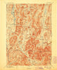 Pawlet Vermont Historical topographic map, 1:62500 scale, 15 X 15 Minute, Year 1897