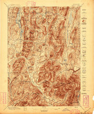 Pawlet Vermont Historical topographic map, 1:62500 scale, 15 X 15 Minute, Year 1897