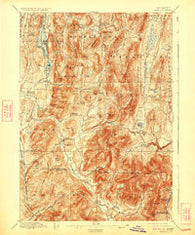 Pawlet Vermont Historical topographic map, 1:62500 scale, 15 X 15 Minute, Year 1897