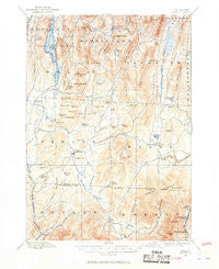 Pawlet Vermont Historical topographic map, 1:62500 scale, 15 X 15 Minute, Year 1894