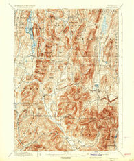 Pawlet Vermont Historical topographic map, 1:62500 scale, 15 X 15 Minute, Year 1897