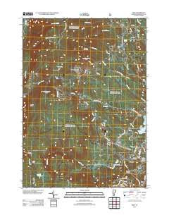 Peru Vermont Historical topographic map, 1:24000 scale, 7.5 X 7.5 Minute, Year 2012