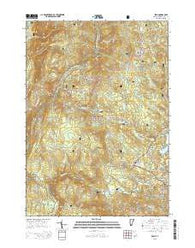 Peru Vermont Current topographic map, 1:24000 scale, 7.5 X 7.5 Minute, Year 2015